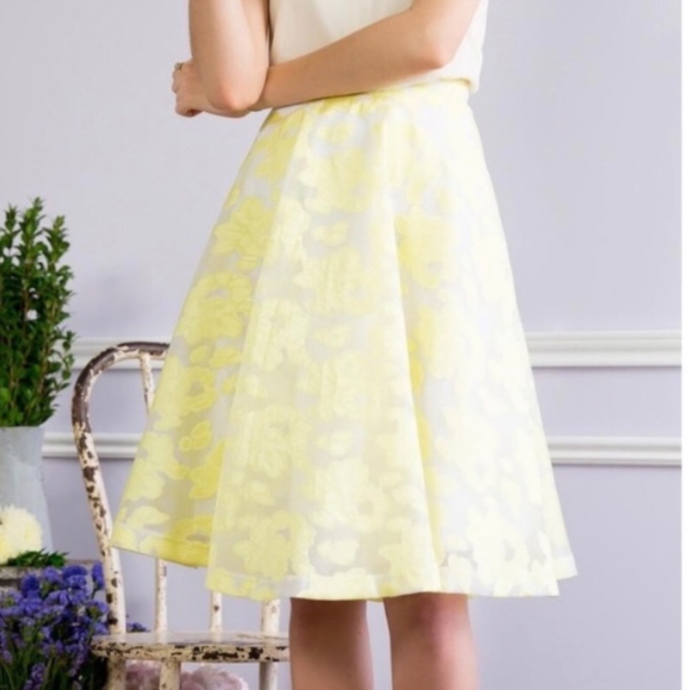 Lace Overlay Full Midi Skirt